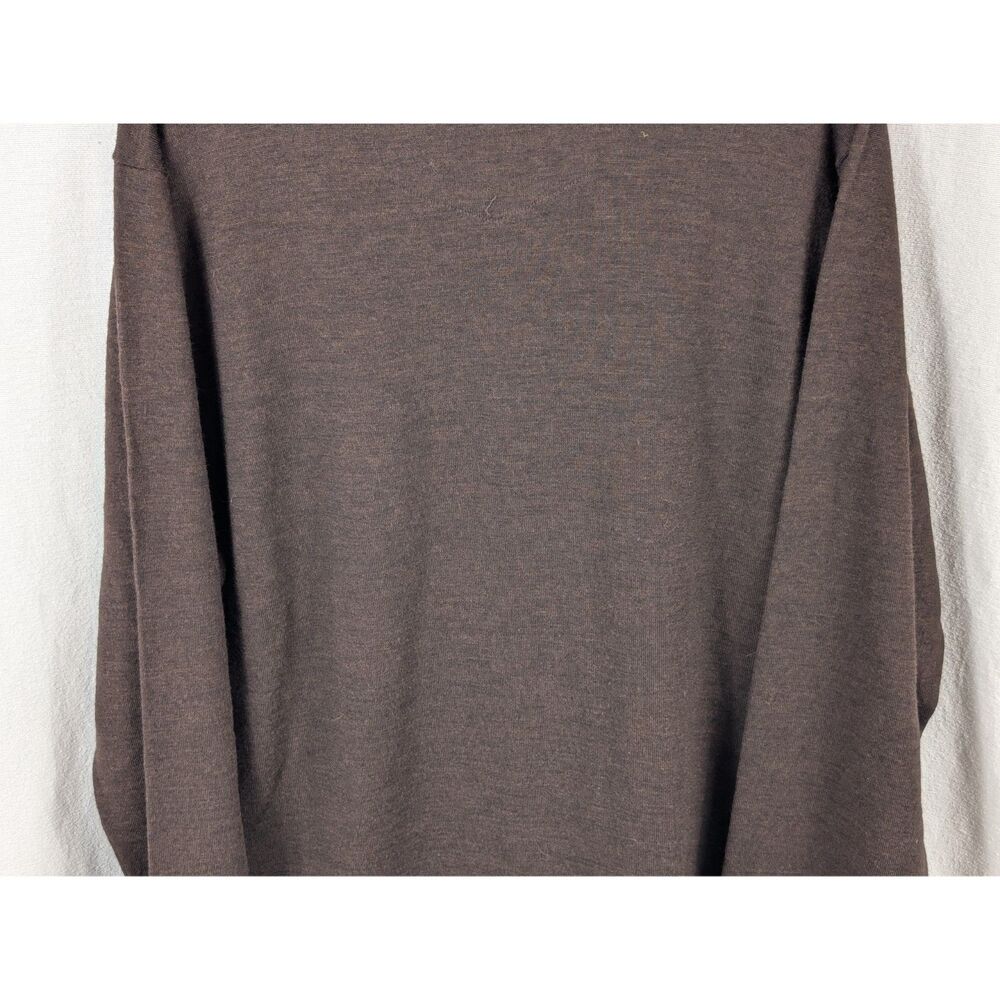 Robert Graham Wool V-Neck Sweater Brown Men's Size 3XL/XXXL - Picture 15 of 16